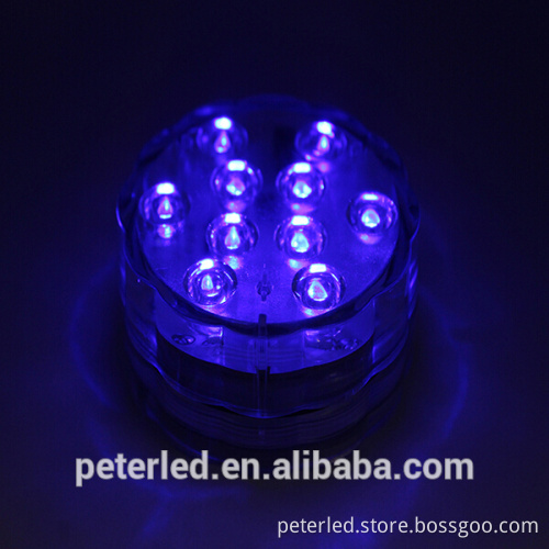 Aurora 3AAA battery led big submersible lights with or without remote controller
